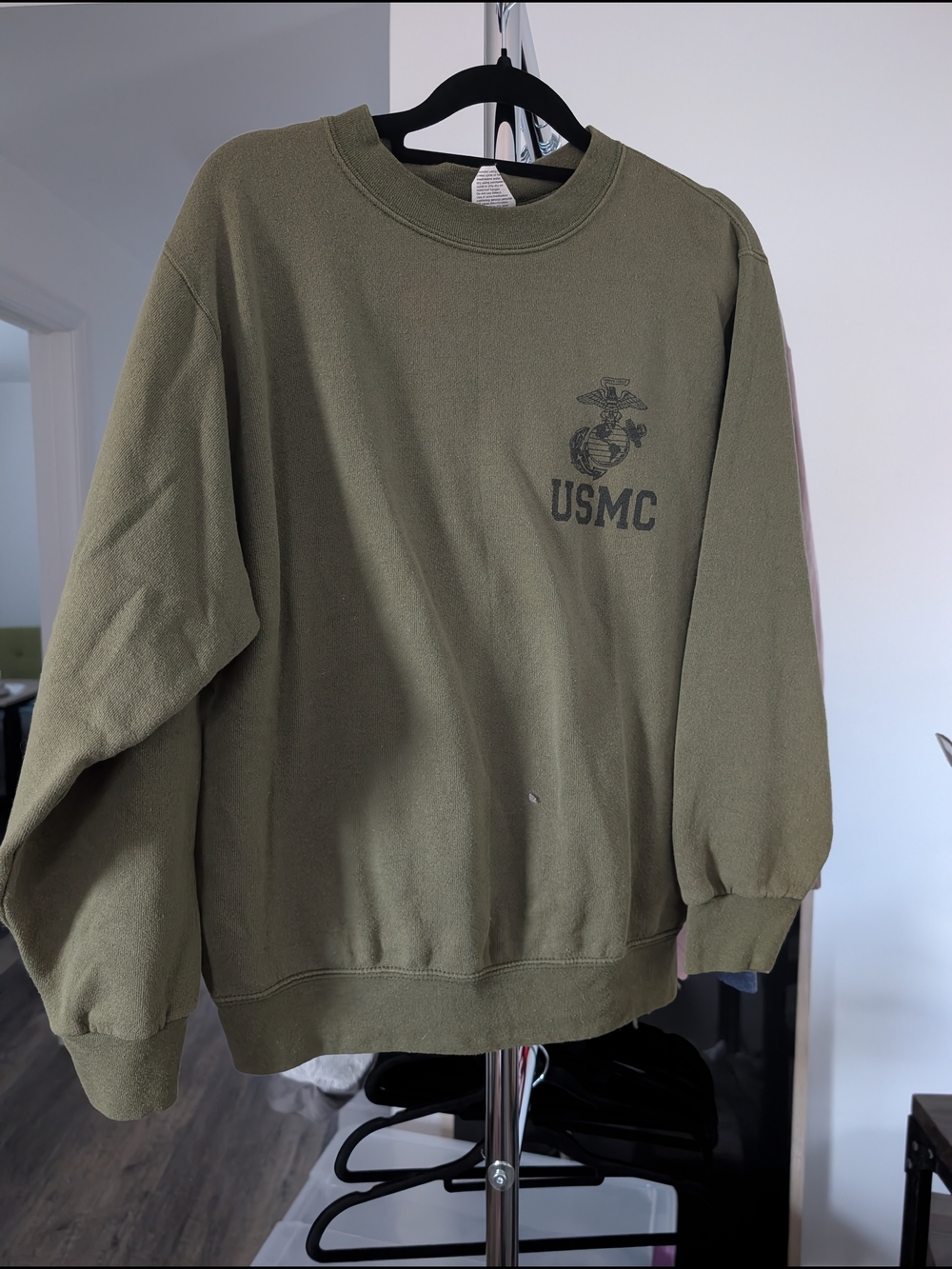 Olive Green Crewneck Sweatshirt